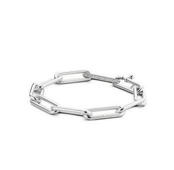 Ti Sento closed forever silver bracelet