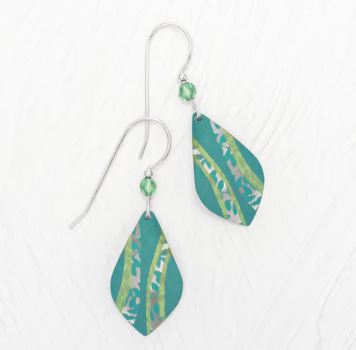 Holly Yashi Tidal Teal Riverwind Earrings