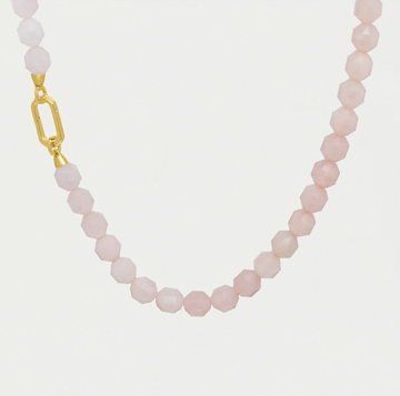 Dean Davidson Rose Quartz Valencia Beaded Necklace