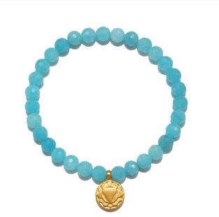 Satya Amazonite Throat Chakra Strech Bracelet