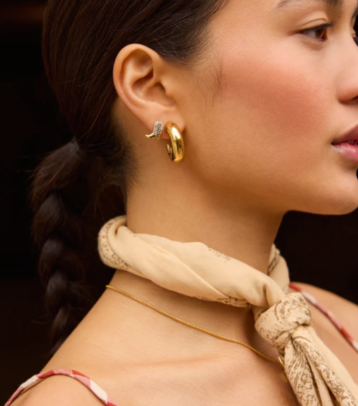 Hillberg And Berk Gold Ride Boot Sparkle Studs