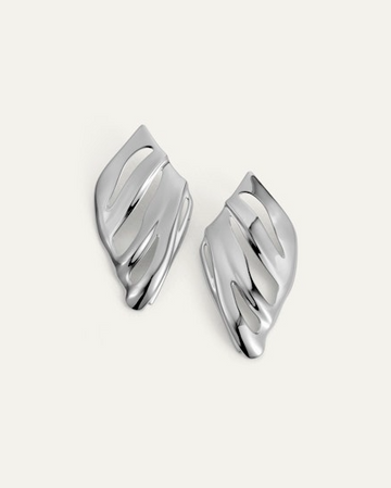 Jenny Bird Silver The Kites Earrings