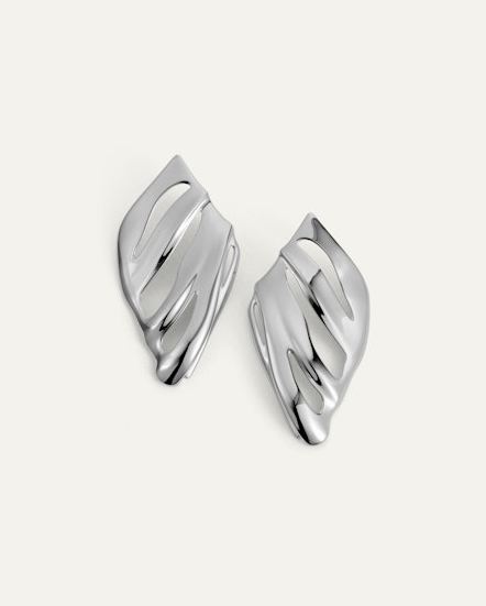 Jenny Bird Silver The Kites Earrings