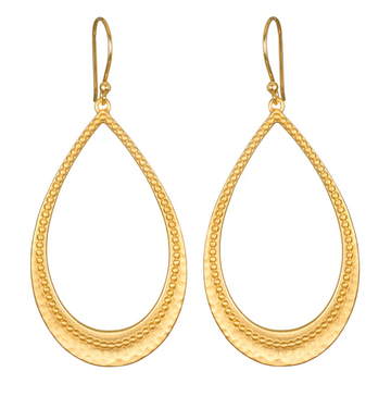 Satya Gold Graceful Beauty Teardrop Earrings