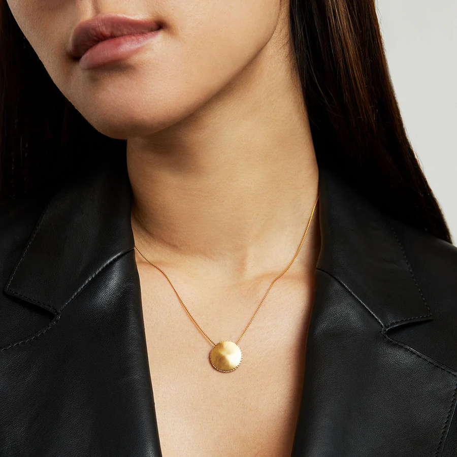 Dean Davidson Petit Pave Disc Necklace
