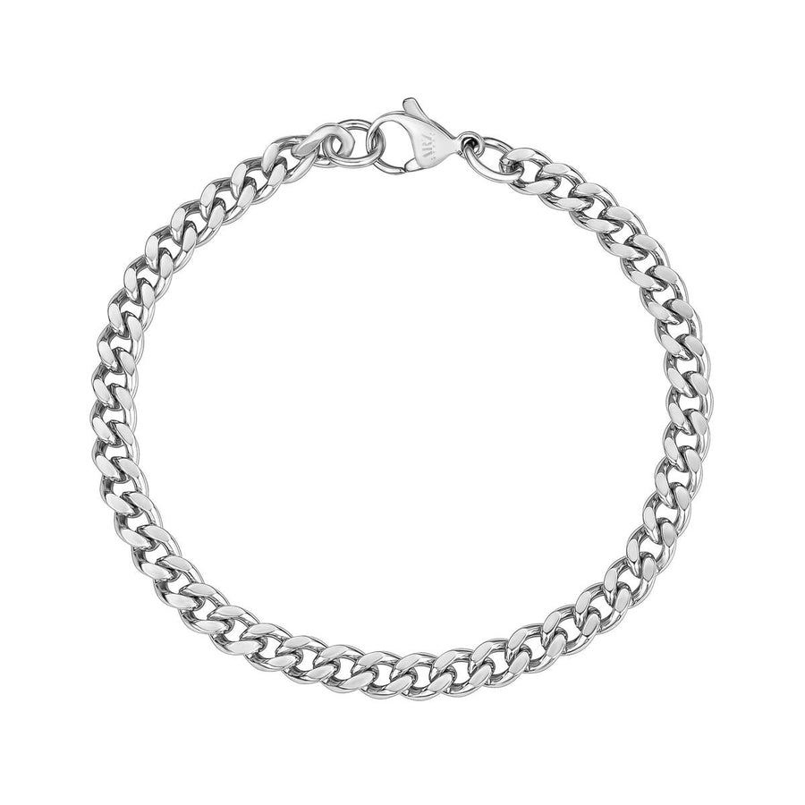 ARZ Steel Curb Link Bracelet 8