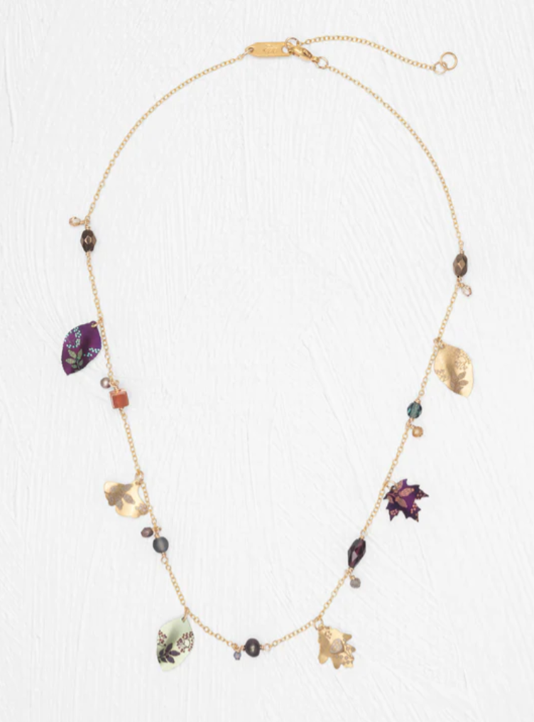 Holly Yashi Charming Leaf Necklace