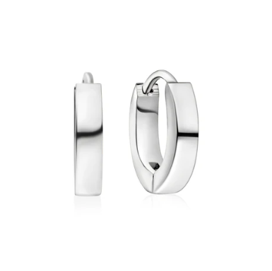 ARZ Steel Mini Huggie Earrings