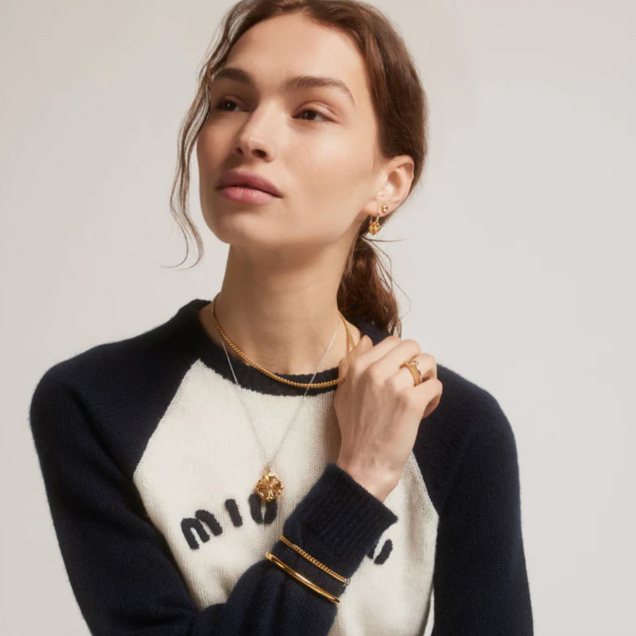 Ti Sento Gold Curb Chain Bracelet