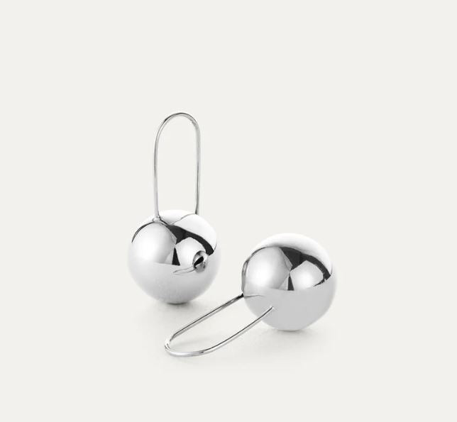 Jenny Bird Silver Celeste Mega Earrings