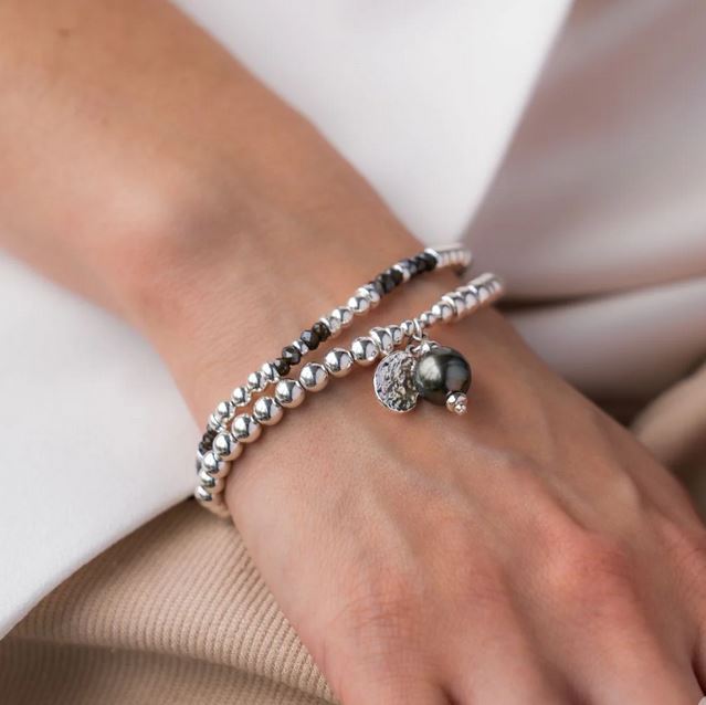 Beblue 'Be Balmy' Silver Grey Crystal Bracelet