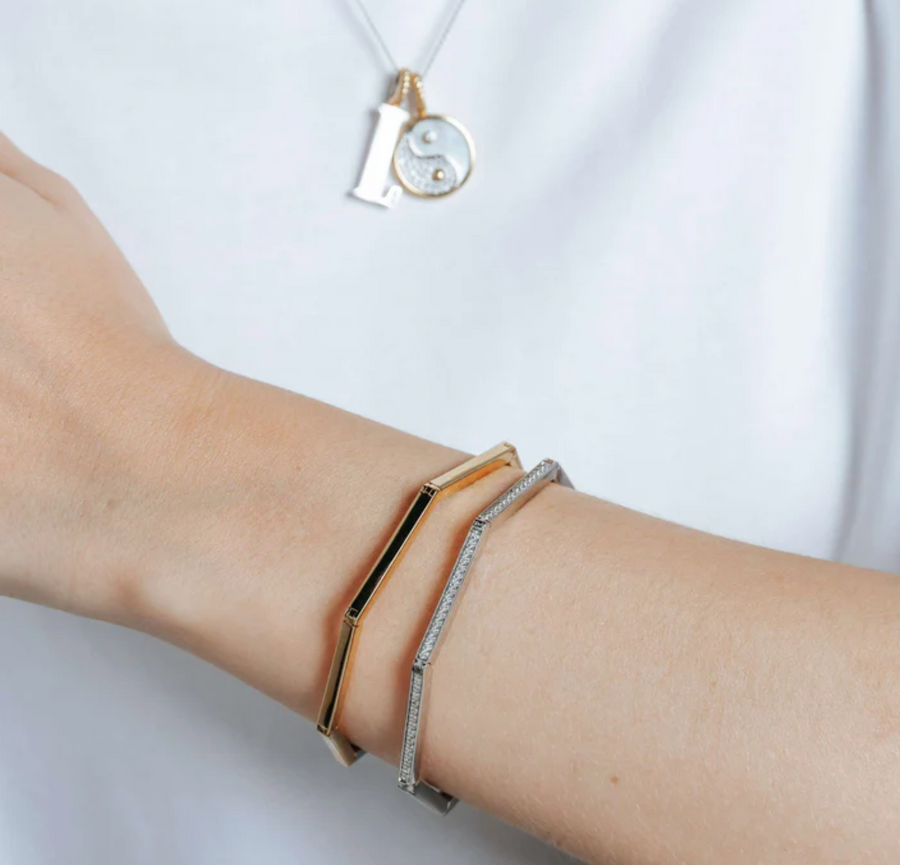 Ti Sento Silver Hexagon Bracelet