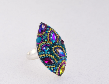 Mosaico Litmus Marquise Ring