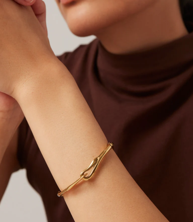 Jenny Bird Gold Lisieux Bangle