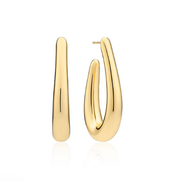 Sif Jakobs Gold Goccia Pianura Loop Hoops