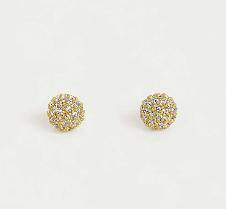 Dean Davidson Petit Pave Mini Ball Studs