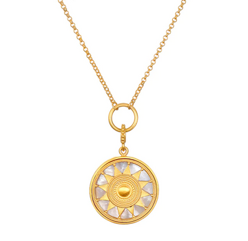 Satya Gold 'Inward Journey' Mandala Necklace