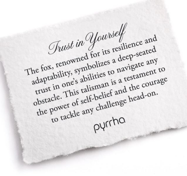 Pyrrha Sterling with Blue Trust in Yourself 18