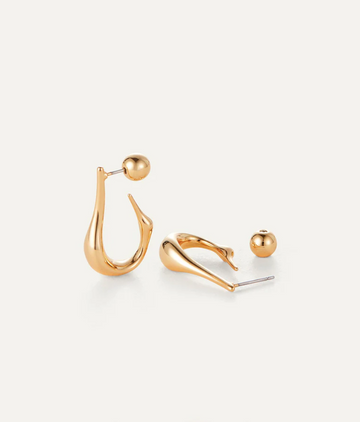 Jenny Bird Gold Small Colette Hoops