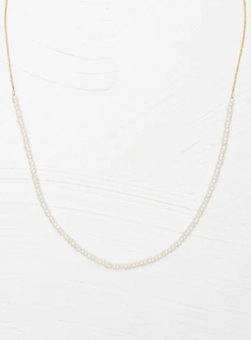 Holly Yashi White Phoebe Pearl Necklace