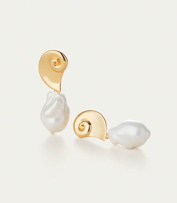 Jenny Bird Gold Petra Earrings