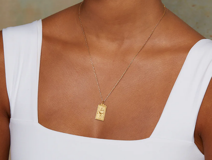 Satya 'The World' Tarot Necklace