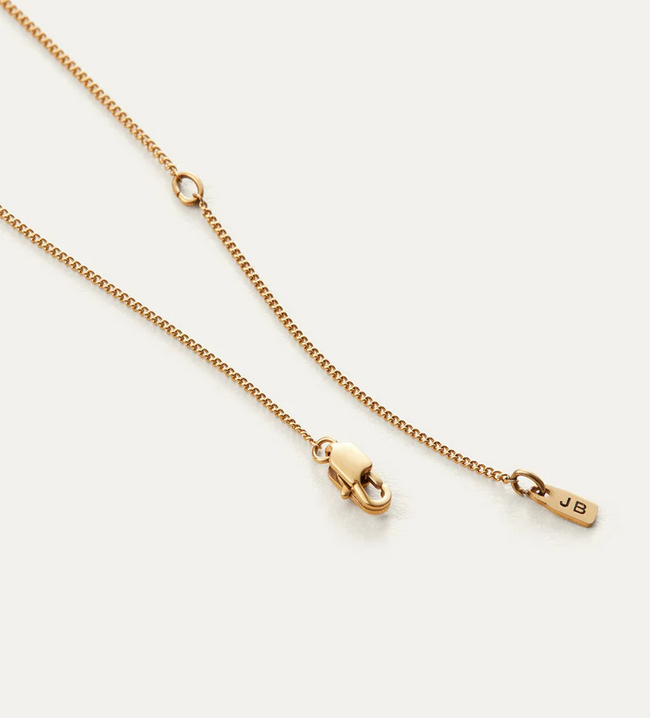 Jenny Bird Small Gold Monogram E Necklace