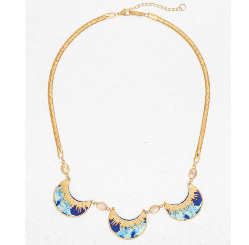 Holly Yashi Midnight Blue Selena Necklace