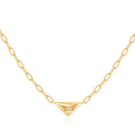 Ania Haie Gold Triangle Necklace