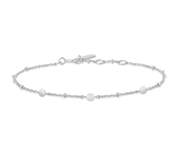 Ania Haie Silver Disc Station Bracelet