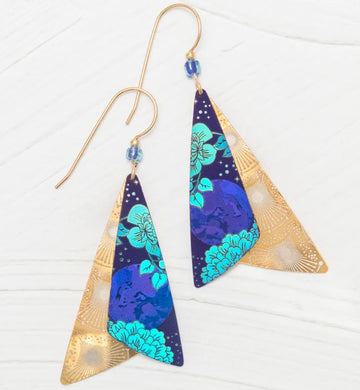 Holly Yashi Midnight Blue Caleen Earrings