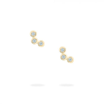 Birks Iconic Splash Yellow Gold Studs