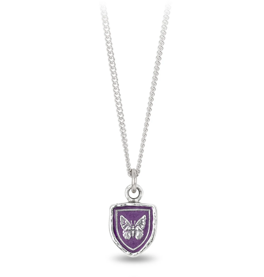 Pyrrha Sterling Mystic Violet Ever Changing Appreciation Necklace