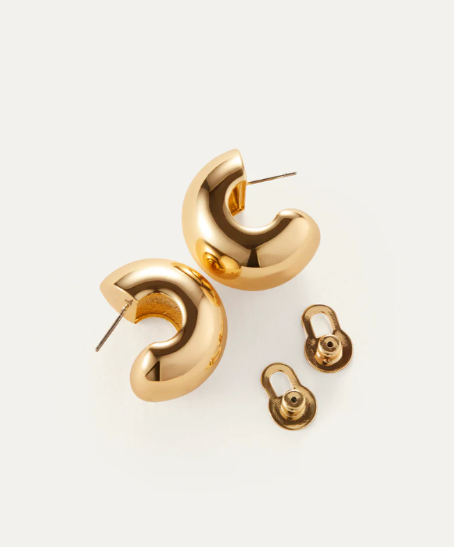 Jenny Bird Gold Gemma Hoops