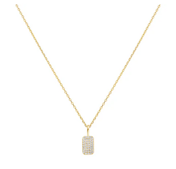 Ania Haie Gold Pave Pendant Necklace