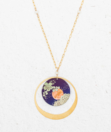 Holly Yashi Blue Moon Luna Necklace