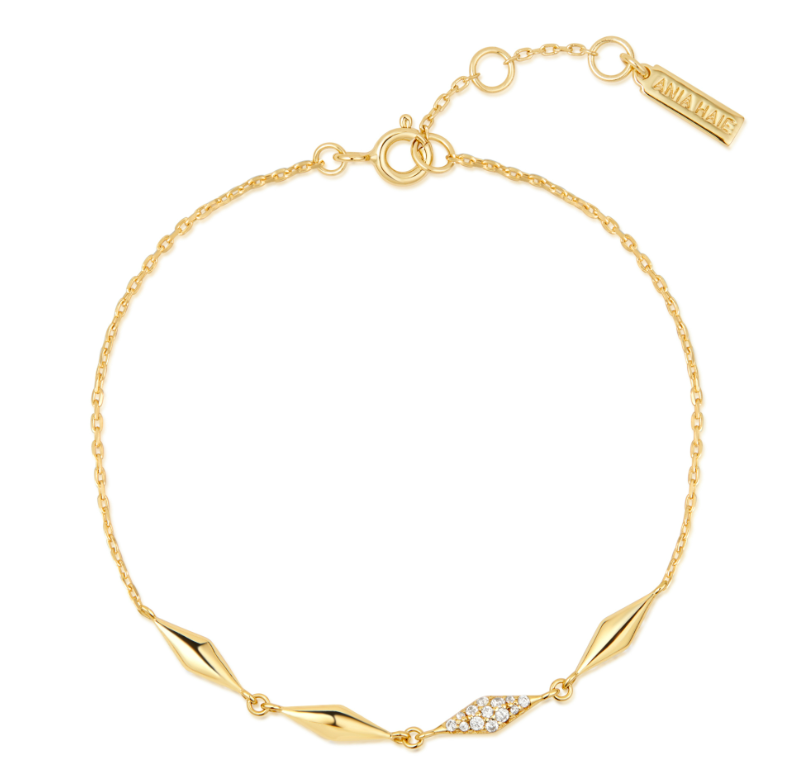 Ania Haie Gold Multi Sparkle Bracelet