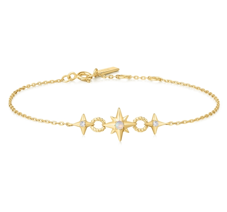 Ania Haie Gold Link Star Bracelet