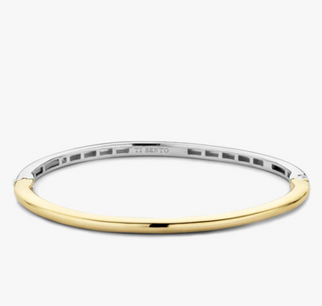 Ti Sento Two Tone Bangle Bracelet