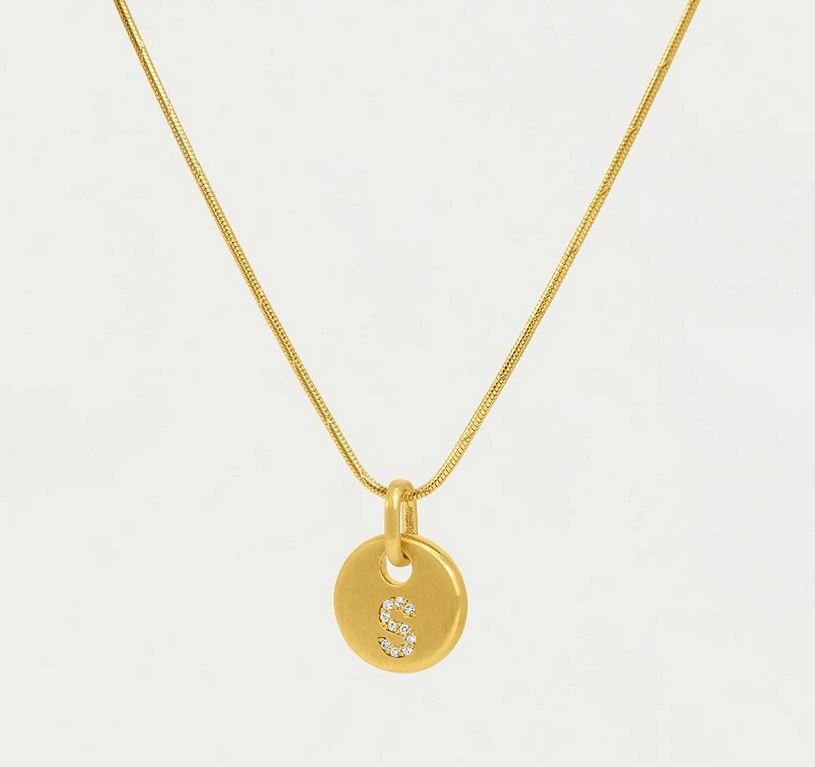 Dean Davidson Pave Initial S Necklace