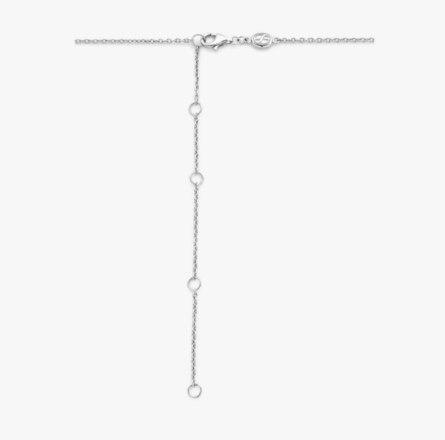Ti Sento Two Tone Elongated Star Necklace