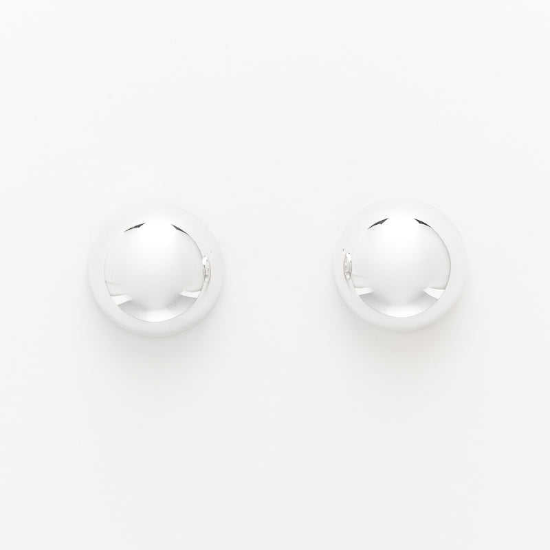 Marseille Sterling Silver 22mm Half Dome Button Studs