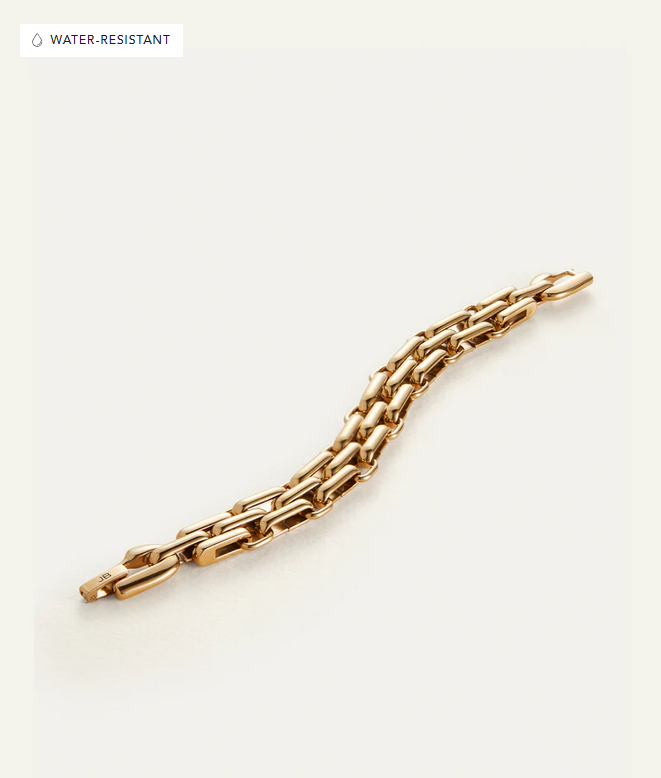 Jenny Bird Gold Slim Penelope Bracelet Small