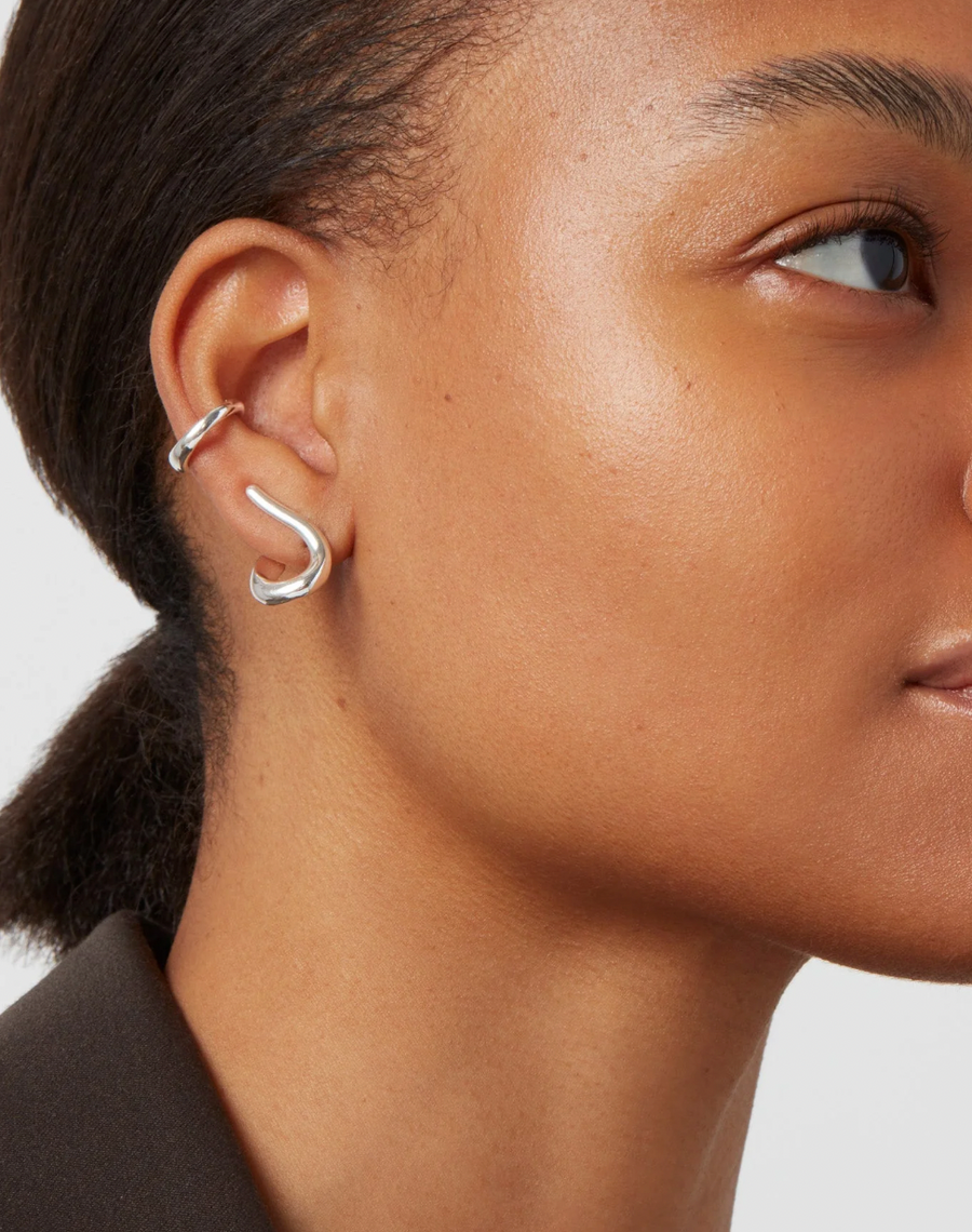 Jenny Bird Silver Dara Ear Cuff - Climber Earring Set