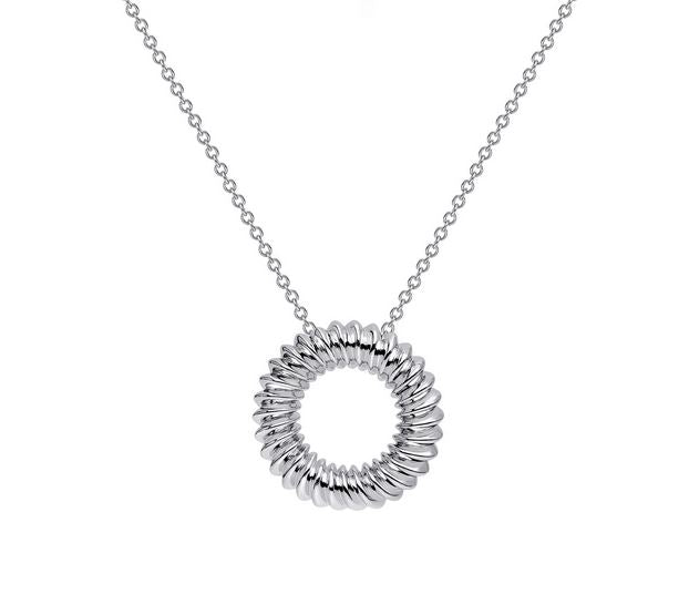 Birks Essentials Sterling Spiral Pendant Necklace