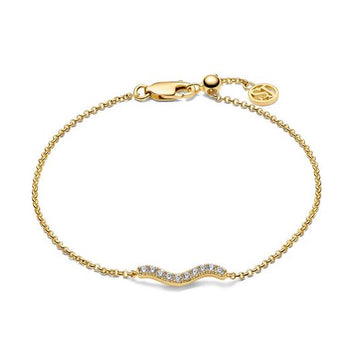 Sif Jakobs Gold CZ Ellera Waves Bracelet