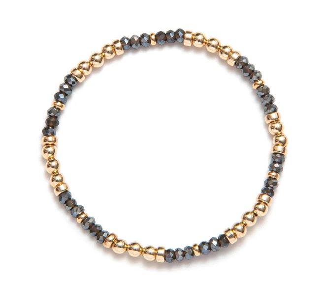Beblue 'Be Balmy' Gold Grey Crystal Bracelet