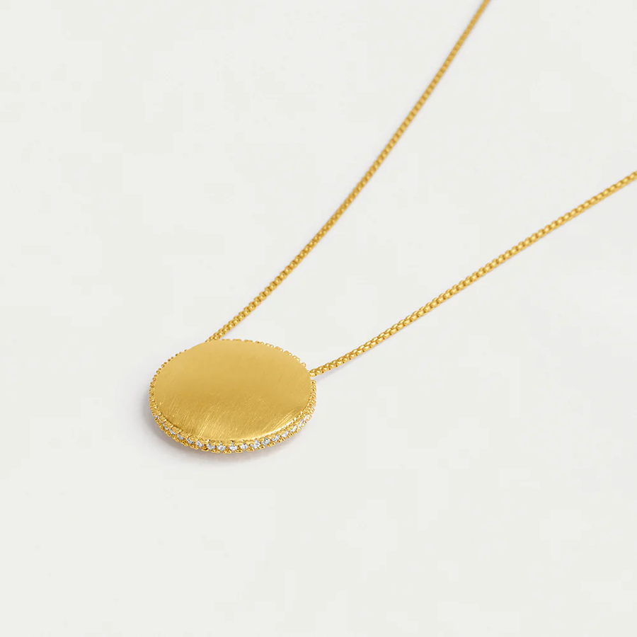 Dean Davidson Petit Pave Disc Necklace