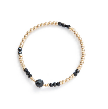 Beblue 'Be Clever' Gold Black Onyx Bracelet