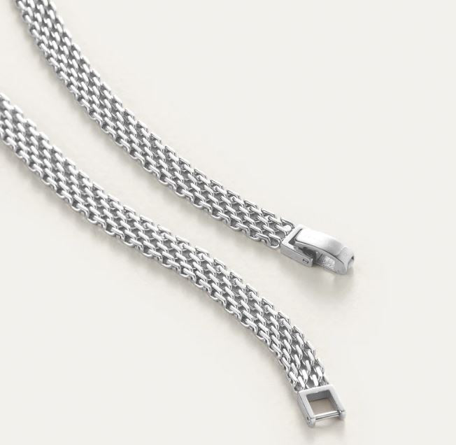 Jenny Bird Platinum Large Blythe Anklet